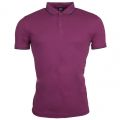 Casual Mens Open Red Payout S/s Polo Shirt 19486 by BOSS from Hurleys