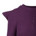 Womens Deep Purple Sunniie Engineered Sleeve Knitted Jumper 97960 by Ted Baker from Hurleys