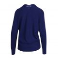 Womens Blue Slouchy V Neck Knitted Jumper 78015 by Emporio Armani from Hurleys