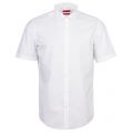 Mens Optic White C-Enzino Regular S/s Shirt 23428 by HUGO from Hurleys