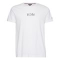 Mens White Square Logo S/s T Shirt 109255 by Tommy Hilfiger from Hurleys