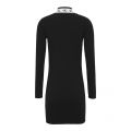 Womens CK Black Monogram Tape Rib Knitted Dress 49930 by Calvin Klein from Hurleys
