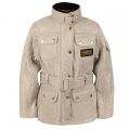 Girls International Polar Quilt Jacket in Pearl 27403 by Barbour from Hurleys