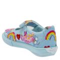 Girls Blue Unicorn Dolly Shoes (24/33) 39330 by Lelli Kelly from Hurleys