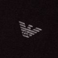 Mens Black Back Print Eagle Logo S/s Tee Shirt