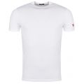 Mens White Arm Logo S/s T Shirt 27827 by Dsquared2 from Hurleys