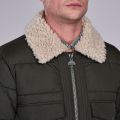 Mens Sage Java Quilted Jacket 79278 by Barbour Steve McQueen Collection from Hurleys