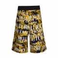 Mens Black Baroque Print Sweat Shorts 43650 by Versace Jeans Couture from Hurleys
