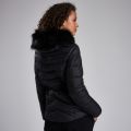 Womens Black Island Hooded Quilted Jacket 46666 by Barbour International from Hurleys