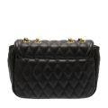 Womens Black Quilted Stud Shoulder Bag 82494 by Versace Jeans Couture from Hurleys