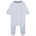 Baby Pale Blue Logo Trim Babygrow 104626 by BOSS from Hurleys