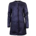 Womens Blue Faux Suede Coat 58982 by Armani Jeans from Hurleys