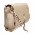 Womens Gold Divina Tassel Clutch Bag 46045 by Valentino from Hurleys
