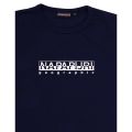 Kids Blue Marine S-Box 1 S/s T Shirt 107491 by Napapijri from Hurleys