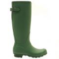 Womens Green Original Back Adjustable Tall Wellington Boots 24985 by Hunter from Hurleys