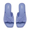 Womens Powder Blue Plush Sandals