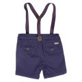 Infant Blue Chino Shorts With Braces 40070 by Mayoral from Hurleys