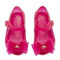 Vivienne Westwood Girls Pink Mini Ultragirl 22 Bow Shoes (4-9) 44302 by Mini Melissa from Hurleys