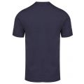 Mens Navy Train Logo Stripe S/s T Shirt 38371 by EA7 from Hurleys