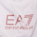 Womens White/Rose Gold Branded S/s T Shirt 75949 by EA7 from Hurleys