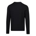 Mens Black San Cassius-C Patch Knitted Jumper 104741 by HUGO from Hurleys