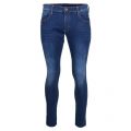 Mens Rinsed Wash 3301 Deconstructed Super Slim Fit Jeans 17823 by G Star from Hurleys