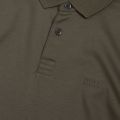 Athleisure Mens Green Pirol Regular Fit L/s Polo Shirt 79739 by BOSS from Hurleys
