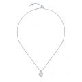 Womens Silver/Mother Of Pearl Pearli Heart Pendant Necklace 97483 by Ted Baker from Hurleys