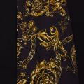 Womens Black Baroque Sweetheart Dress 91697 by Versace Jeans Couture from Hurleys