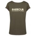 Womens Moto Green Court S/s T Shirt 34534 by Barbour International from Hurleys