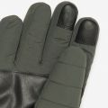 Mens Olive Banff Quilted Gloves 97078 by Barbour from Hurleys