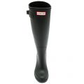 Womens Black Original Refined Wedge-Sole Wellington Boots 68172 by Hunter from Hurleys