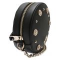 Womens Black Embellished Stud Circle Crossbody Bag 49108 by Versace Jeans Couture from Hurleys