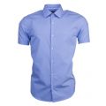 Mens Pastel Blue C-Joeyno Slim Fit S/s shirt 6344 by HUGO from Hurleys