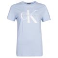 Womens Chambray Blue Shrunken True Icon S/s T Shirt 20628 by Calvin Klein from Hurleys