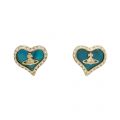 Womens Gold/Kotare Pearl Petra Earrings 86130 by Vivienne Westwood from Hurleys
