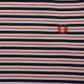Mens Snow White Fine Stripe S/s T Shirt 83520 by Fred Perry from Hurleys