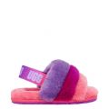 Toddler Pink/Purple Rainbow Fluff Yeah Slippers (5-11) 87443 by UGG from Hurleys