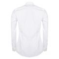 Mens White Koey Trim Slim Fit L/s Shirt 28636 by HUGO from Hurleys