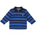 Boys Electric Blue Striped L/s Polo 13355 by Timberland from Hurleys
