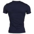 Mens Blue Navy Shadow Effect Logo S/s Tee Shirt 69574 by Armani Jeans from Hurleys
