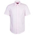 Mens Light Pink C-Enzino Regular S/s Shirt 23431 by HUGO from Hurleys