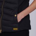 Womens Black Grid Quilted Gilet 82366 by Barbour International from Hurleys