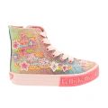 Girls Multi Glitter Rainbow Stars Boot (25-35) 6820 by Lelli Kelly from Hurleys