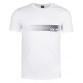 Mens White Chest Logo Beach S/s T Shirt 26814 by BOSS from Hurleys