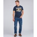 Mens Navy Eagle S/s T Shirt 94566 by Barbour Steve McQueen Collection from Hurleys