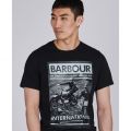 Mens Black Arch Downforce S/s T Shirt 95680 by Barbour International from Hurleys