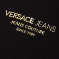 Mens Black Centre Logo Slim Fit S/s T Shirt 41775 by Versace Jeans from Hurleys