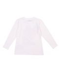 Girls Optical White Toy Glitter Heart L/s T Shirt 47330 by Moschino from Hurleys