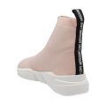 Womens Pale Pink Logo Knit Hi Trainers 83162 by Love Moschino from Hurleys